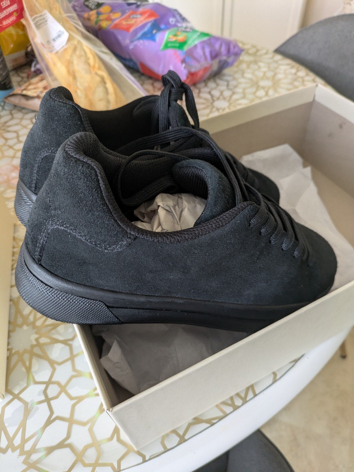 te koop selected heren suede sneakers maat 41, Zwart, Ophalen of Verzenden, Selected Homme, Sneakers of Gympen