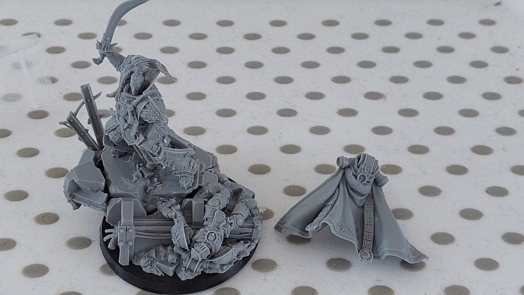 Jaghatai Khan, Primarch of The White Scars Legion, Ophalen of Verzenden, Zo goed als nieuw, Warhammer, Figuurtje(s)