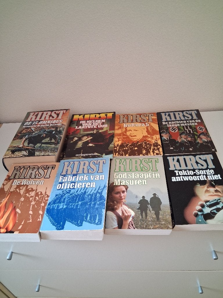 Kirst oorlogsromans, Boeken, Oorlog en Militair, Hans Hellmut Kirst, Zo goed als nieuw, Algemeen, Ophalen