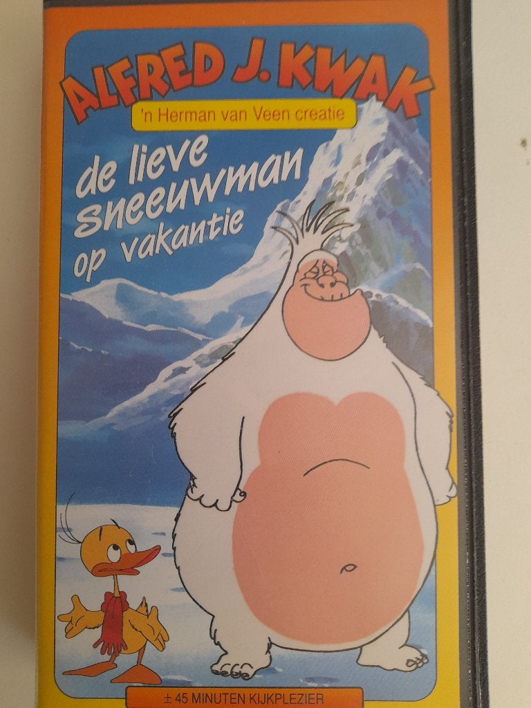 Alfred j. Kwak, Tekenfilm, Alle leeftijden, Zo goed als nieuw, VHS