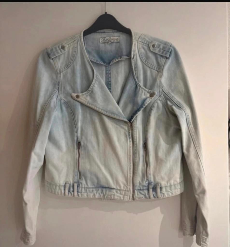Fitt Originals spijkerjasje maat 44, Kleding | Dames, Ophalen of Verzenden, Zo goed als nieuw, Maat 46/48 (XL) of groter, Blauw