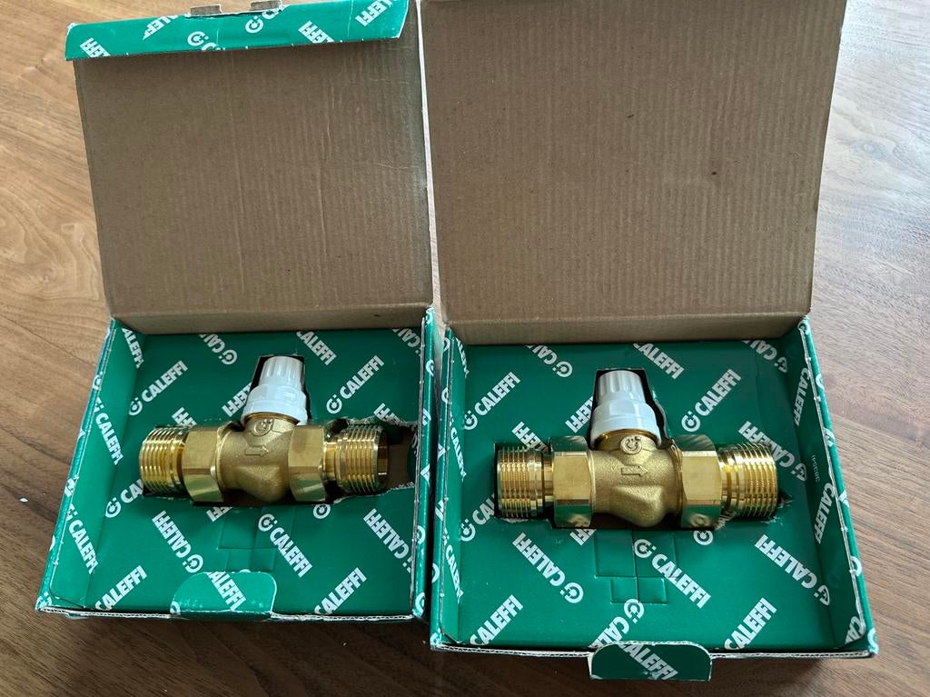 Caleffi Zoneventiel voor elektrothermische bediening, Doe-het-zelf en Verbouw, Verwarming en Radiatoren, Minder dan 30 cm, Overige typen