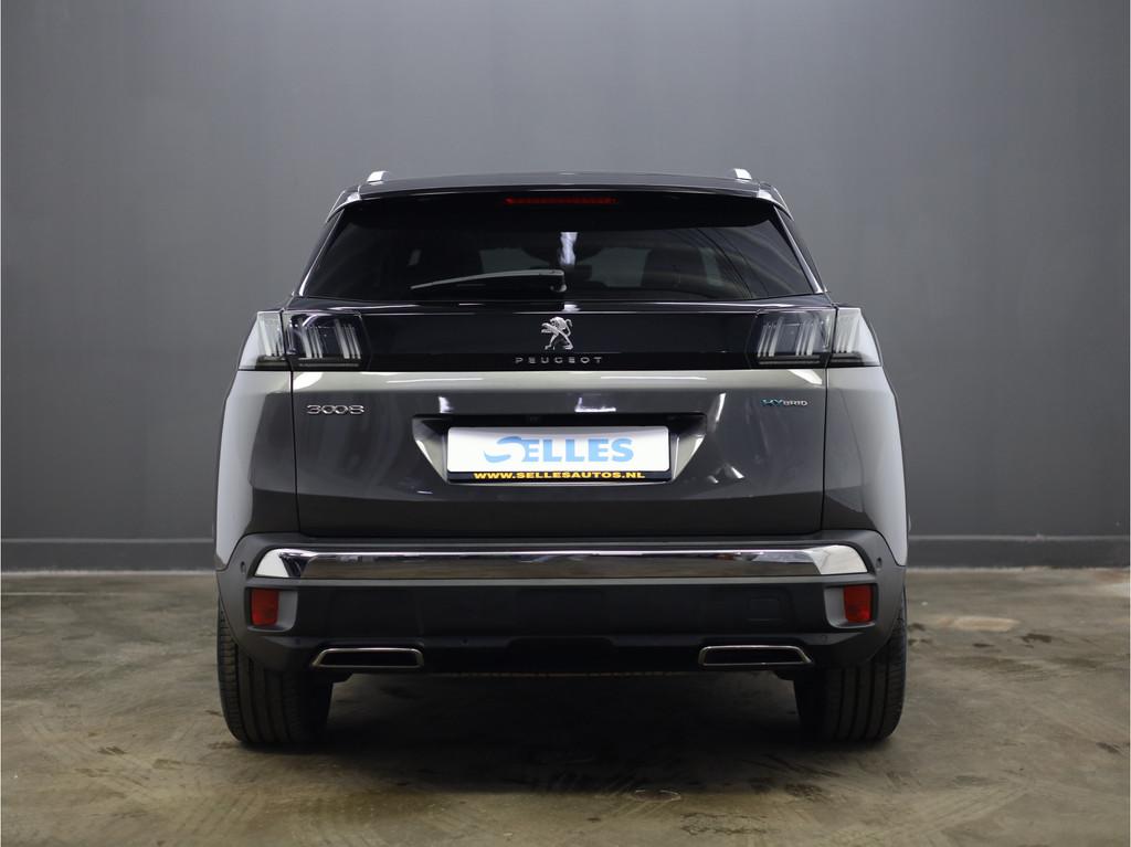 Peugeot 3008 1.6 HYbrid 300 GT Pack | Panoramadak | Black Pa, Leder en Stof, Bedrijf, Hybride Elektrisch/Benzine, 71 km/l