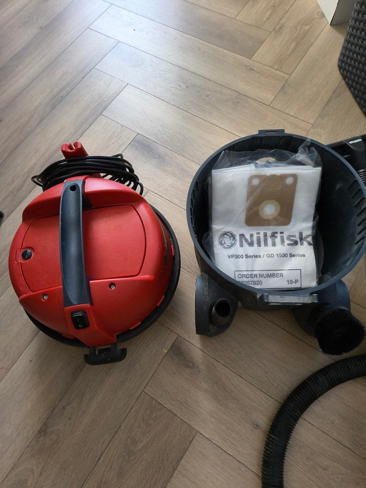Nilfisk Thor vp300 serie, Ophalen, Gebruikt