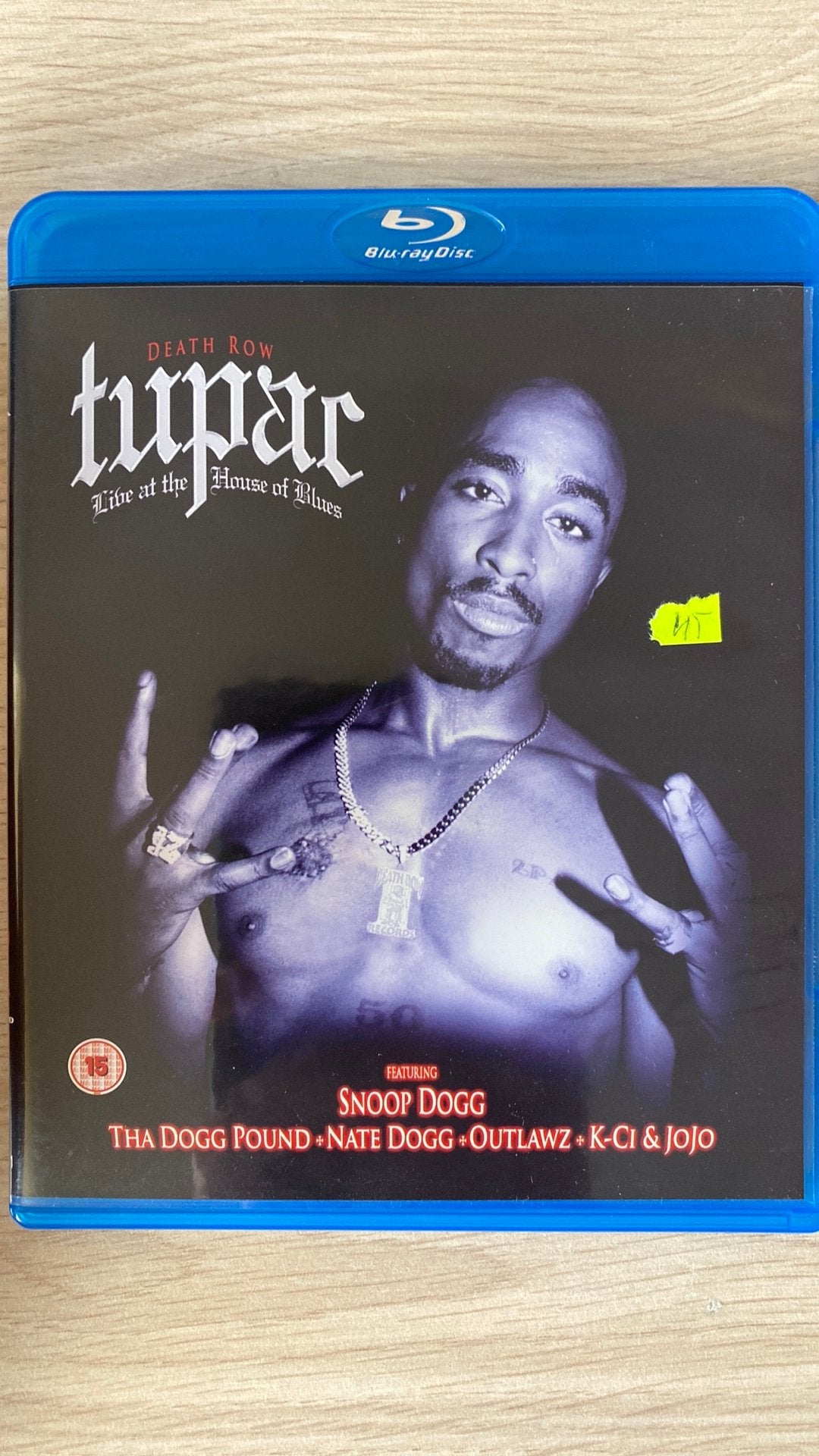 Tupac live at the house of blues blu ray 2Pac, Ophalen of Verzenden, Zo goed als nieuw, Muziek en Concerten
