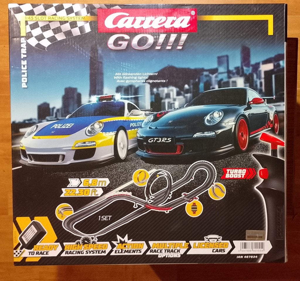 Carrera Go Police Trap Racebaan - GRATIS VERZENDING!!, Racebaan, Verzenden, Carrera, Nieuw