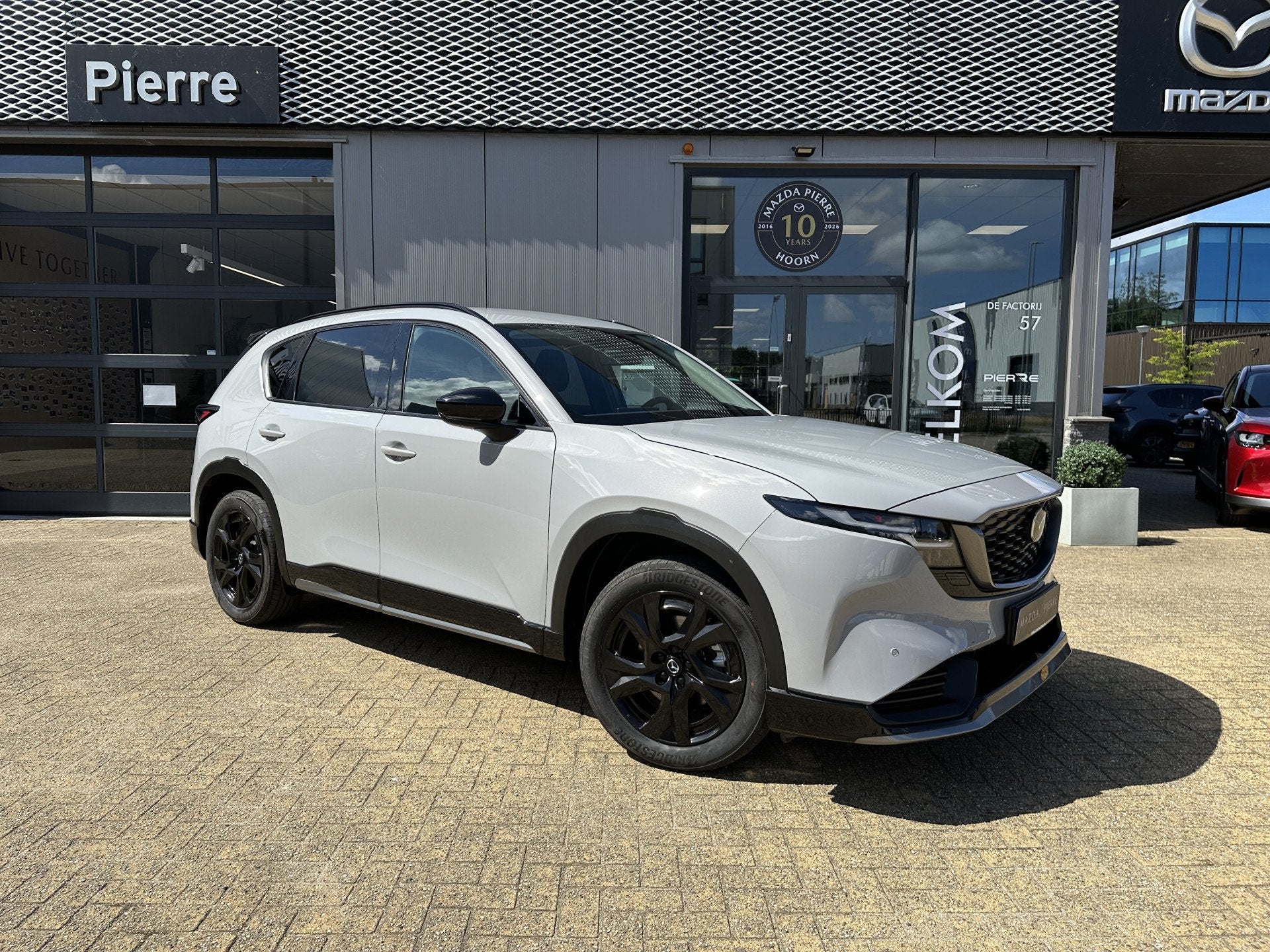 Mazda CX-5 2.5 E-SKYACTIV G 141 M HYBRID Centre-Line | NAVI, Auto's, Gebruikt, 4 cilinders, 2000 kg, Leder en Stof