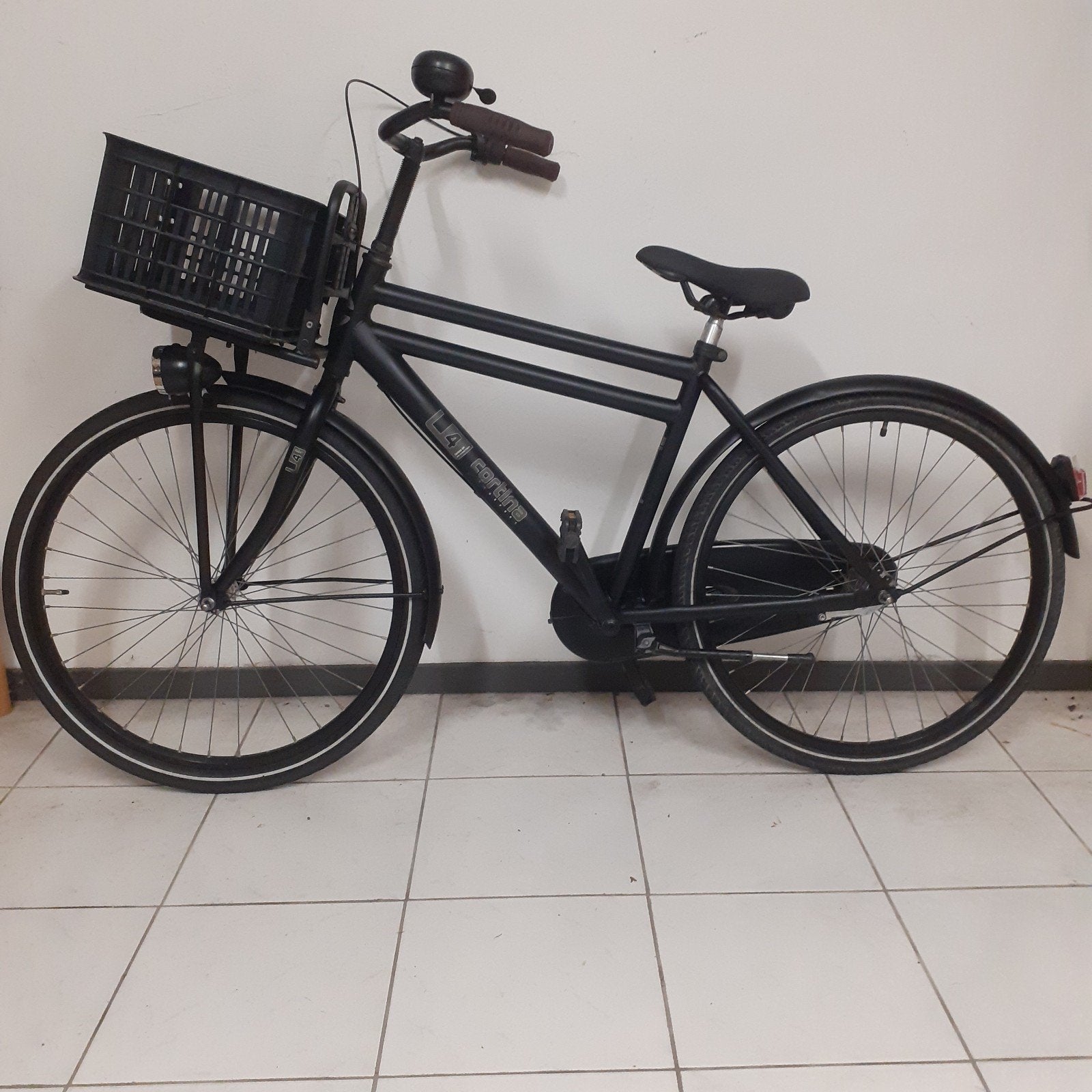Cortina U4 jongensfiets 26 inch, Terugtraprem, Gebruikt, Cortina U4 transportfiets, Versnellingen