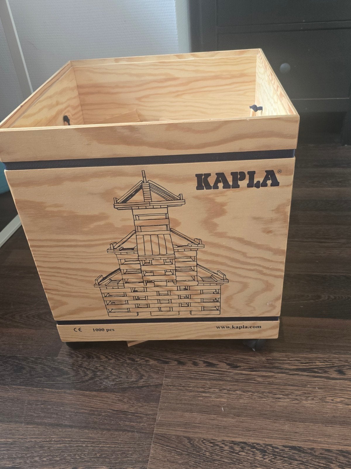 Grote houten bak kapla, Kinderen en Baby's, Ophalen, Zo goed als nieuw