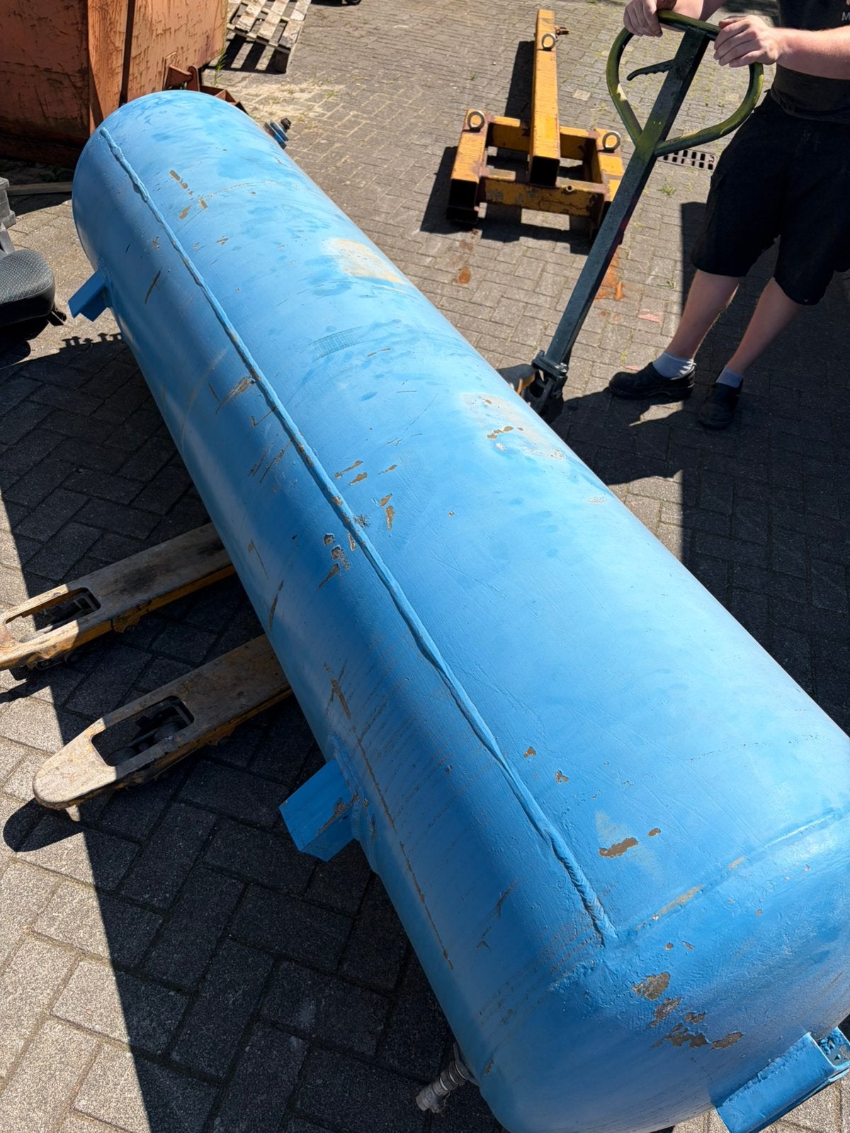 Luchttank, Doe-het-zelf en Verbouw, Ophalen, Gebruikt, Minder dan 200 liter/min, 10 bar of meer