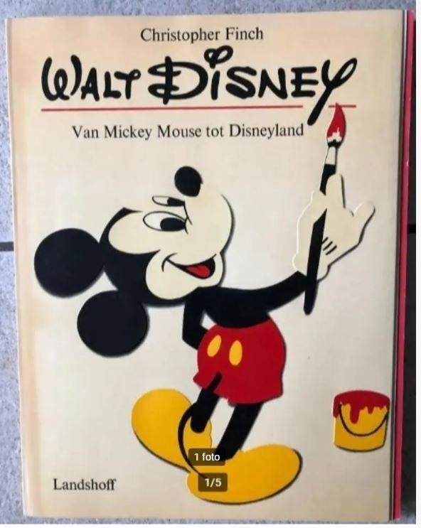 walt Disney oud boek Christopher Finch Van Mickey Mouse tot, Ophalen of Verzenden, Mickey Mouse, Zo goed als nieuw, Overige typen