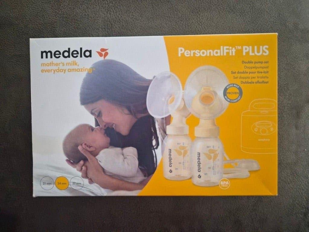 Medela PersonalFit PLUS dubbele afkolfset 24 mm – compleet, Ophalen of Verzenden, Zo goed als nieuw, Overige typen, Medela