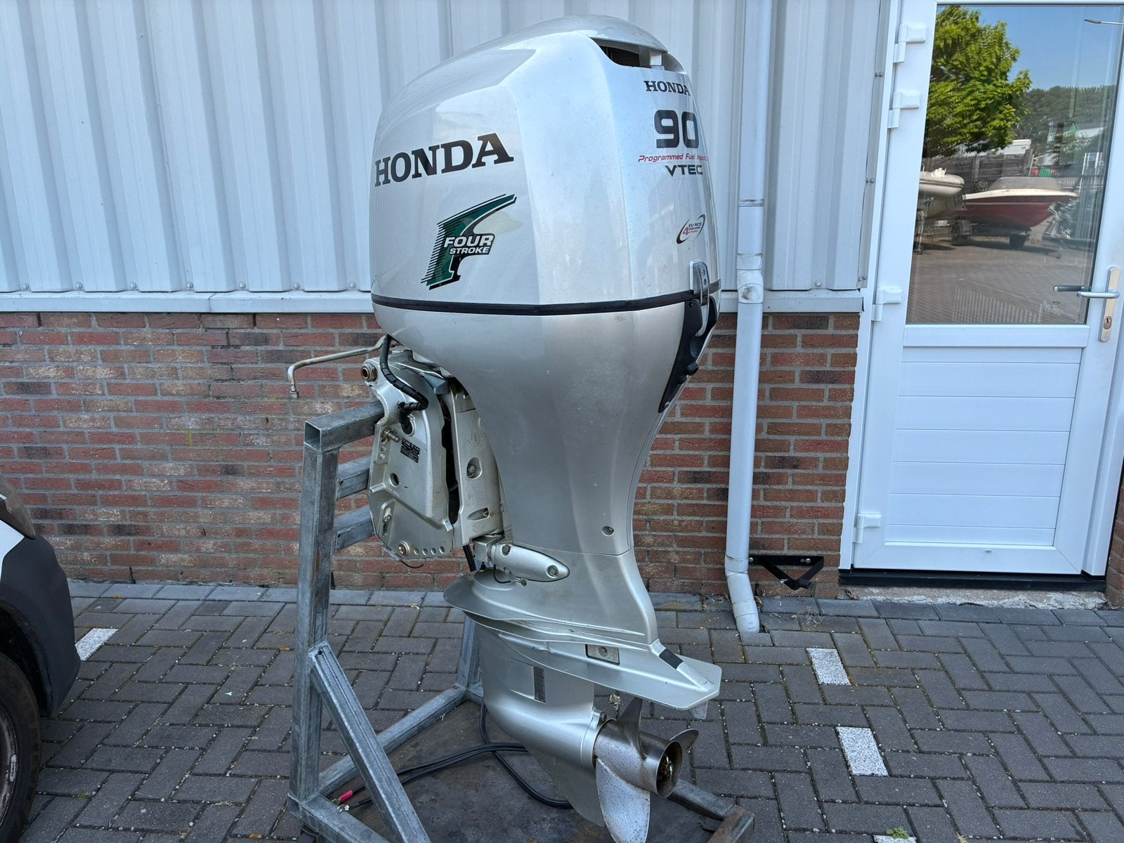 Honda 90 pk 4 takt EFI, bj 2011, Powertrim, nette staat  !, Watersport en Boten, Honda, Viertaktmotor, Ophalen of Verzenden, Info@acwatersport.nl