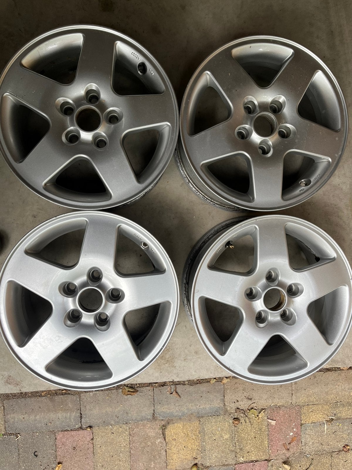 15” lichtmetaal velgen 5x110, Ophalen of Verzenden, Opel