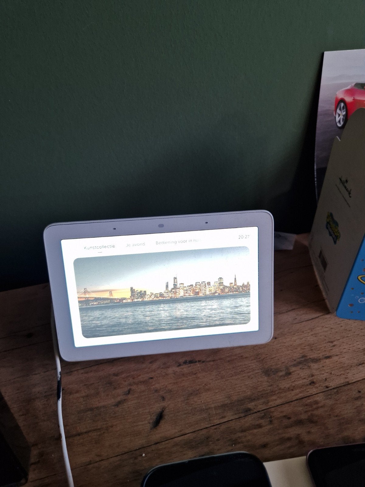 Google Nest Hub (1e generatie) - Smart Display, Audio, Tv en Foto, Ophalen of Verzenden, Zo goed als nieuw