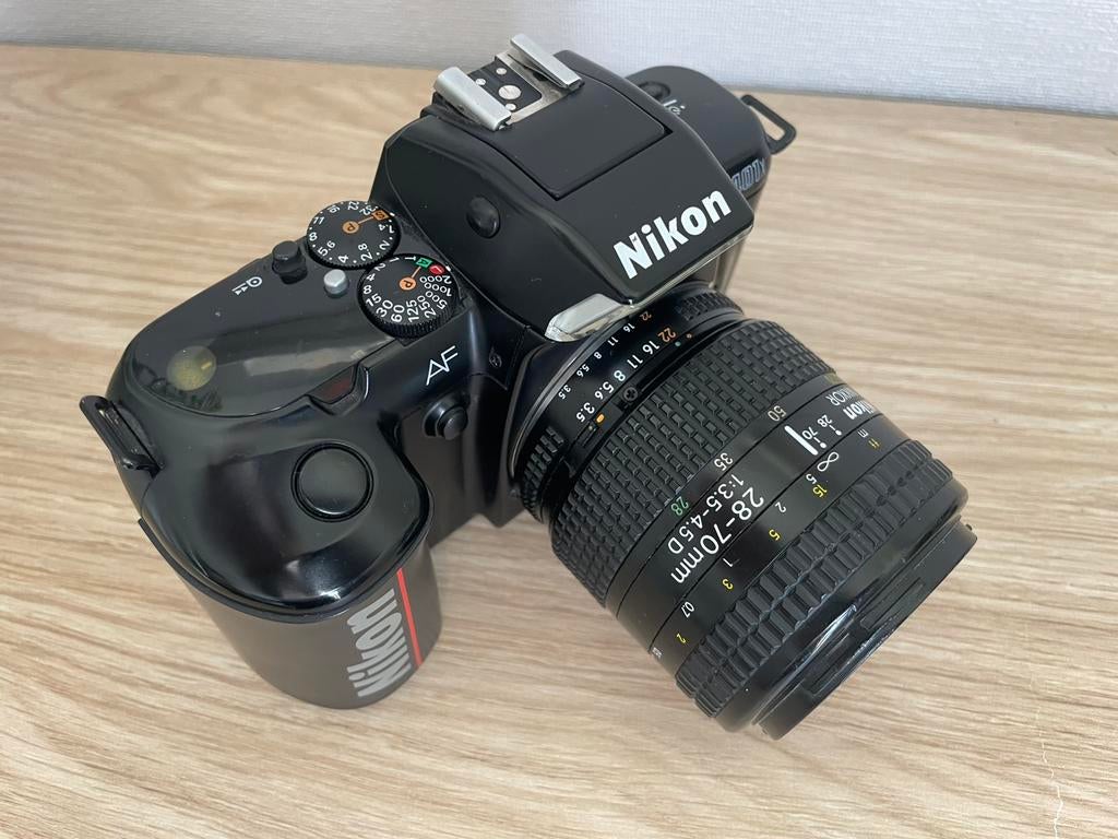 Nikon f401x + 28-70mm, Audio, Tv en Foto, Fotocamera's Analoog, Ophalen of Verzenden, Gebruikt, Spiegelreflex, Nikon