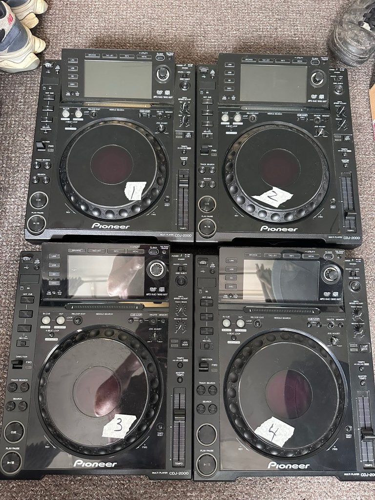 4x Pioneer CDJ 2000 lees beschrijving, Muziek en Instrumenten, Dj-sets en Draaitafels, Ophalen, Gebruikt, Pioneer