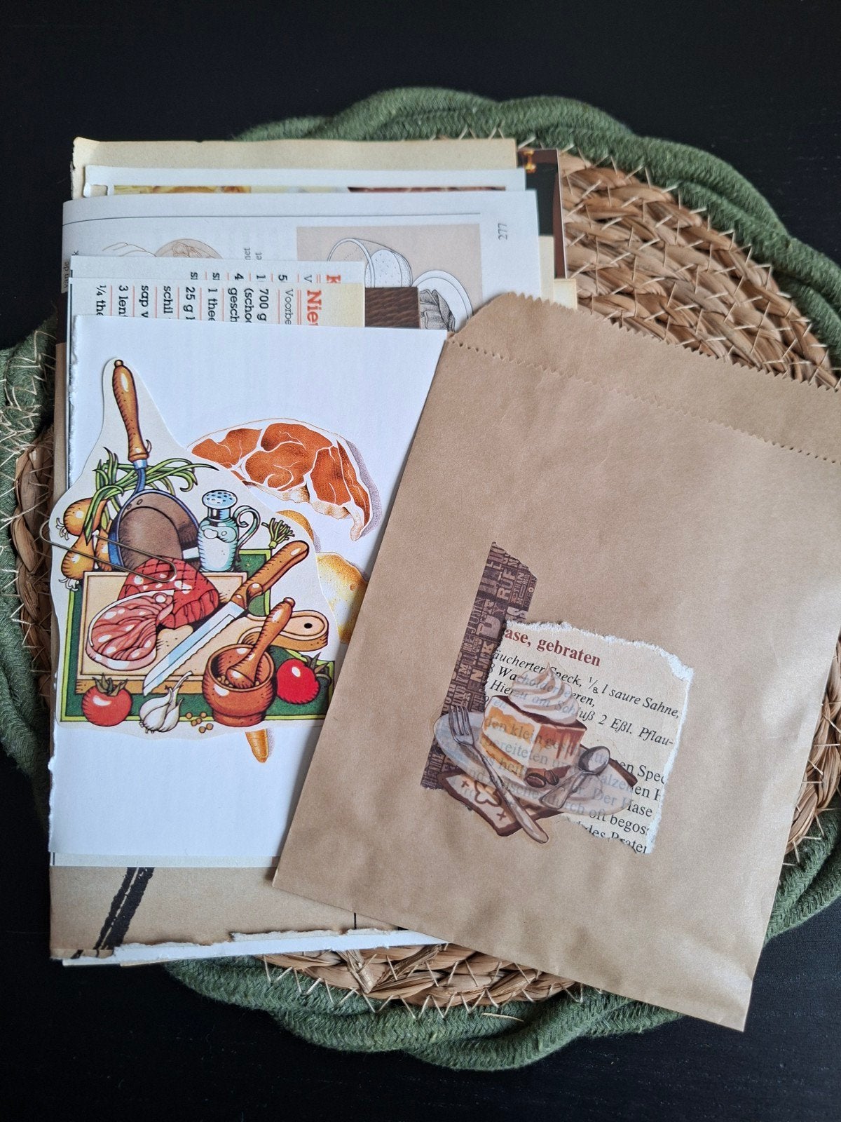 bullet journal vintage cooking, Hobby en Vrije tijd, Ophalen of Verzenden, Zo goed als nieuw, Papier of Karton