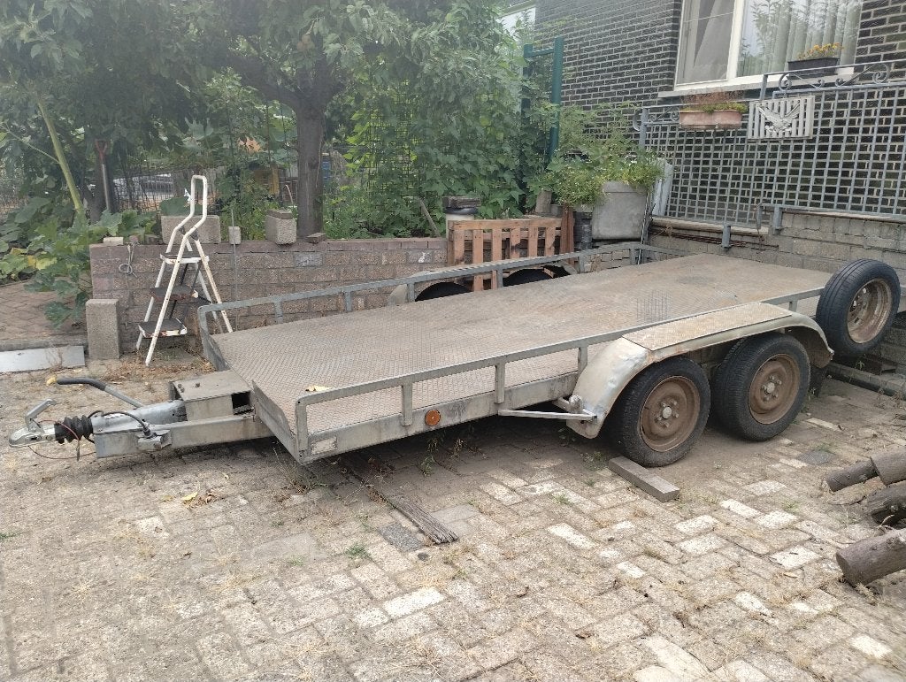 Robuuste aanhanger/autotrailer, Ophalen, Gebruikt