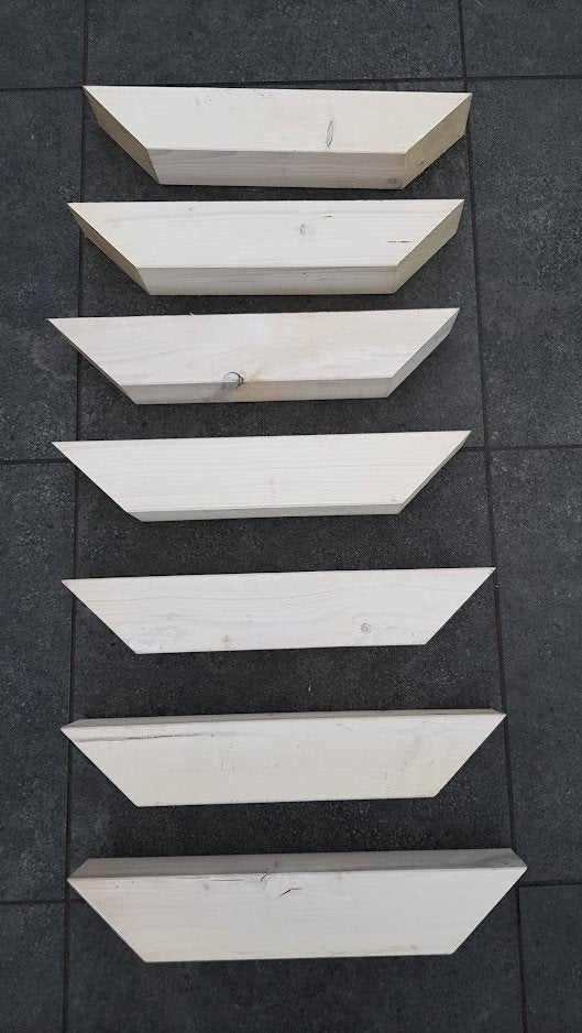 7 Nieuwe Douglas Schoren voor een overkapping 10 x 10 cm, Ophalen of Verzenden, Nieuw, Veranda