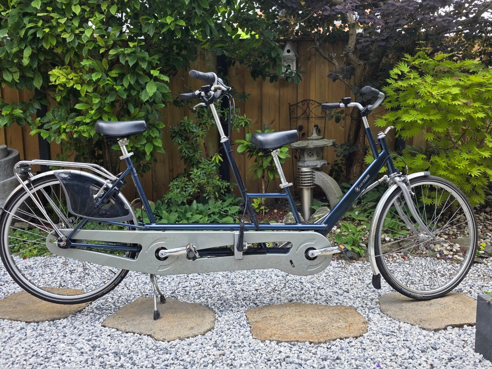 Van Raam Twinny tandemfiets - Zo goed als nieuw, Ophalen, Minder dan 10 versnellingen, Zo goed als nieuw, 55 cm of meer
