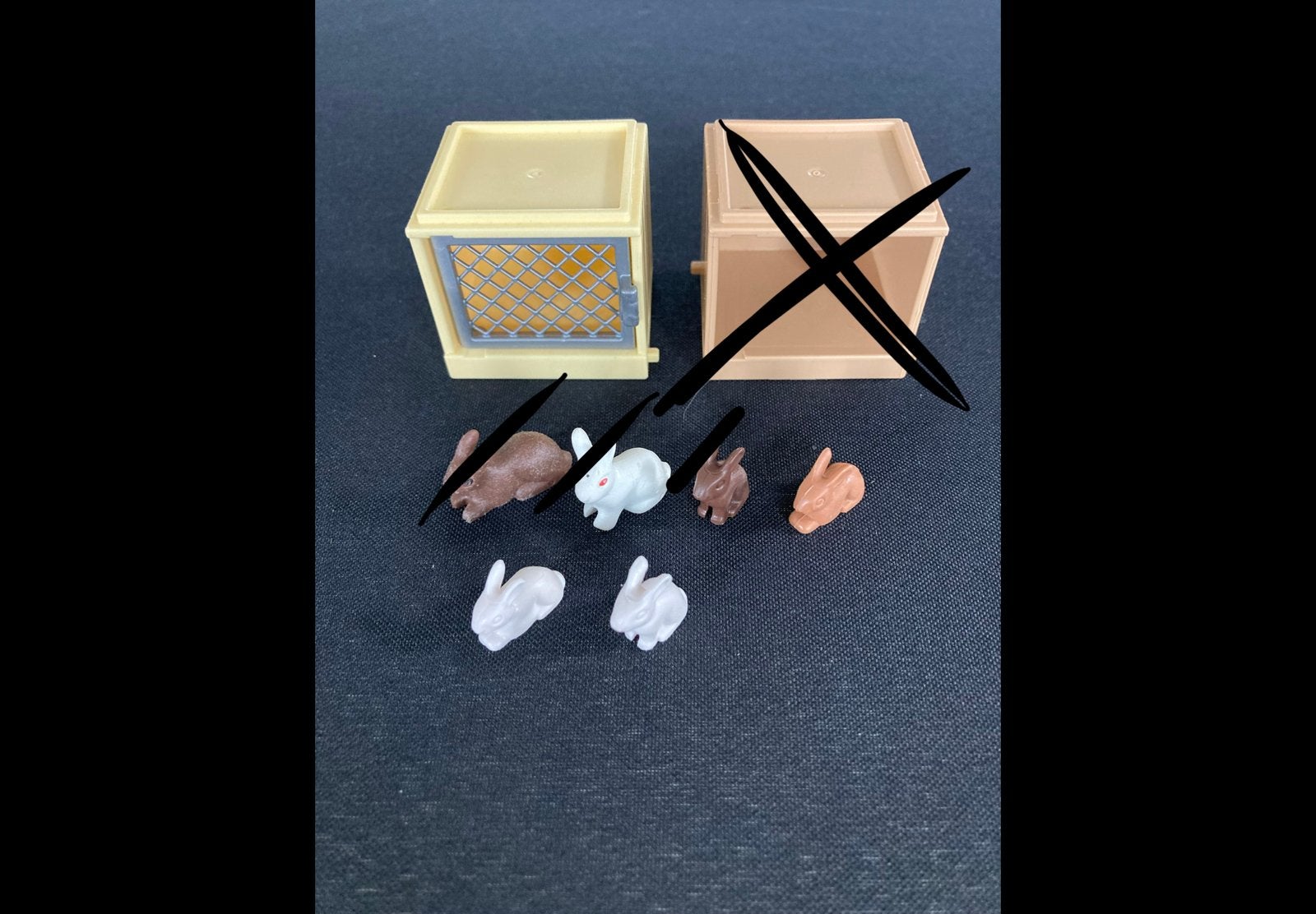 Playmobil konijnen en hok., Ophalen of Verzenden, Zo goed als nieuw