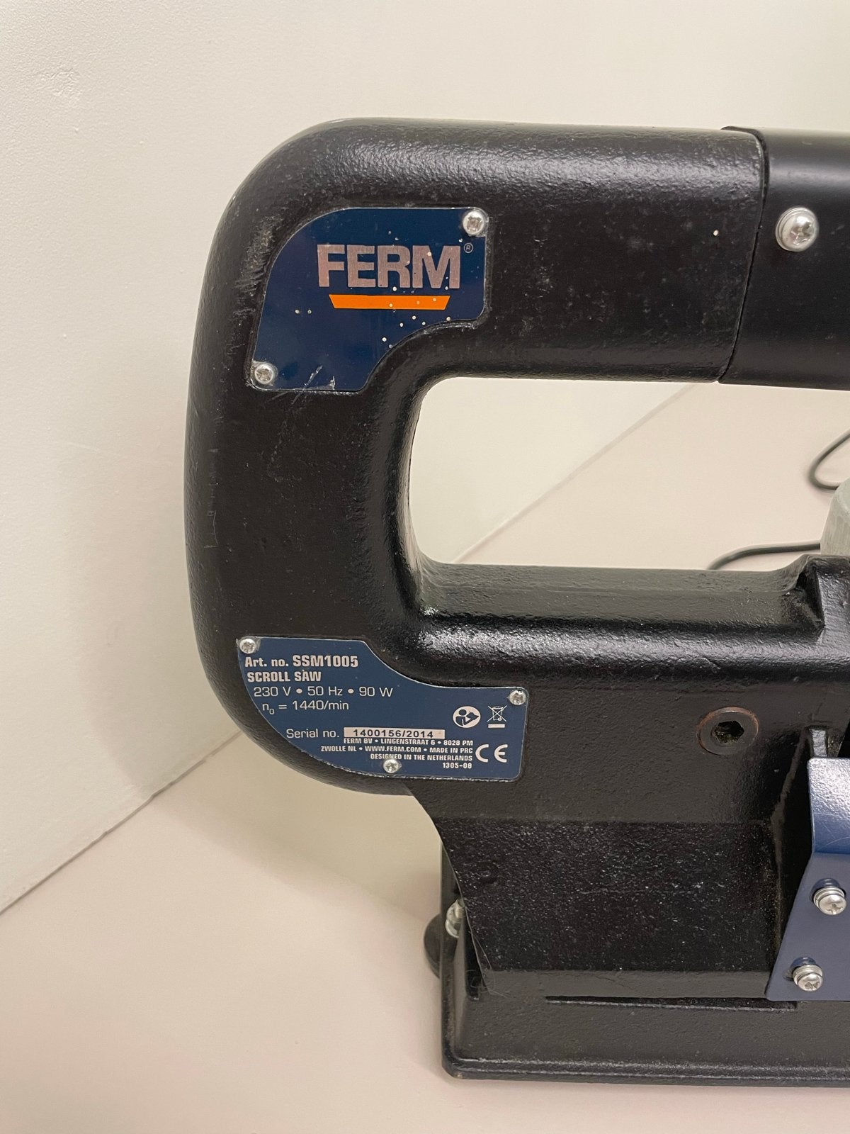 Ferm Figuurzaag SSM1005 - Zo goed als nieuw, Ophalen, Minder dan 30 mm, Zo goed als nieuw, Figuurzaag