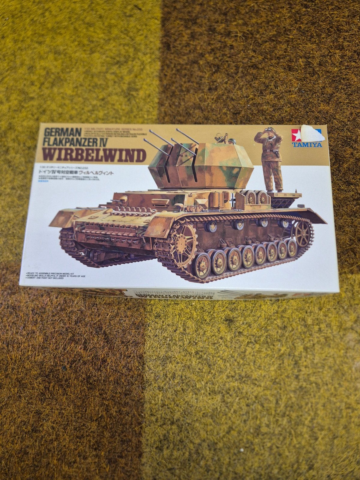 Tamiya German flak panzer IV WIRBELWIND, Tank, 1:32 tot 1:50, Nieuw, Ophalen of Verzenden