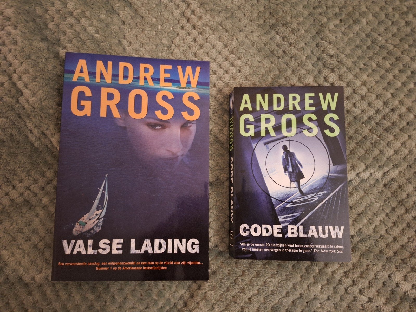 Andrew Cross 2 boeken thrillers, Boeken, Ophalen of Verzenden