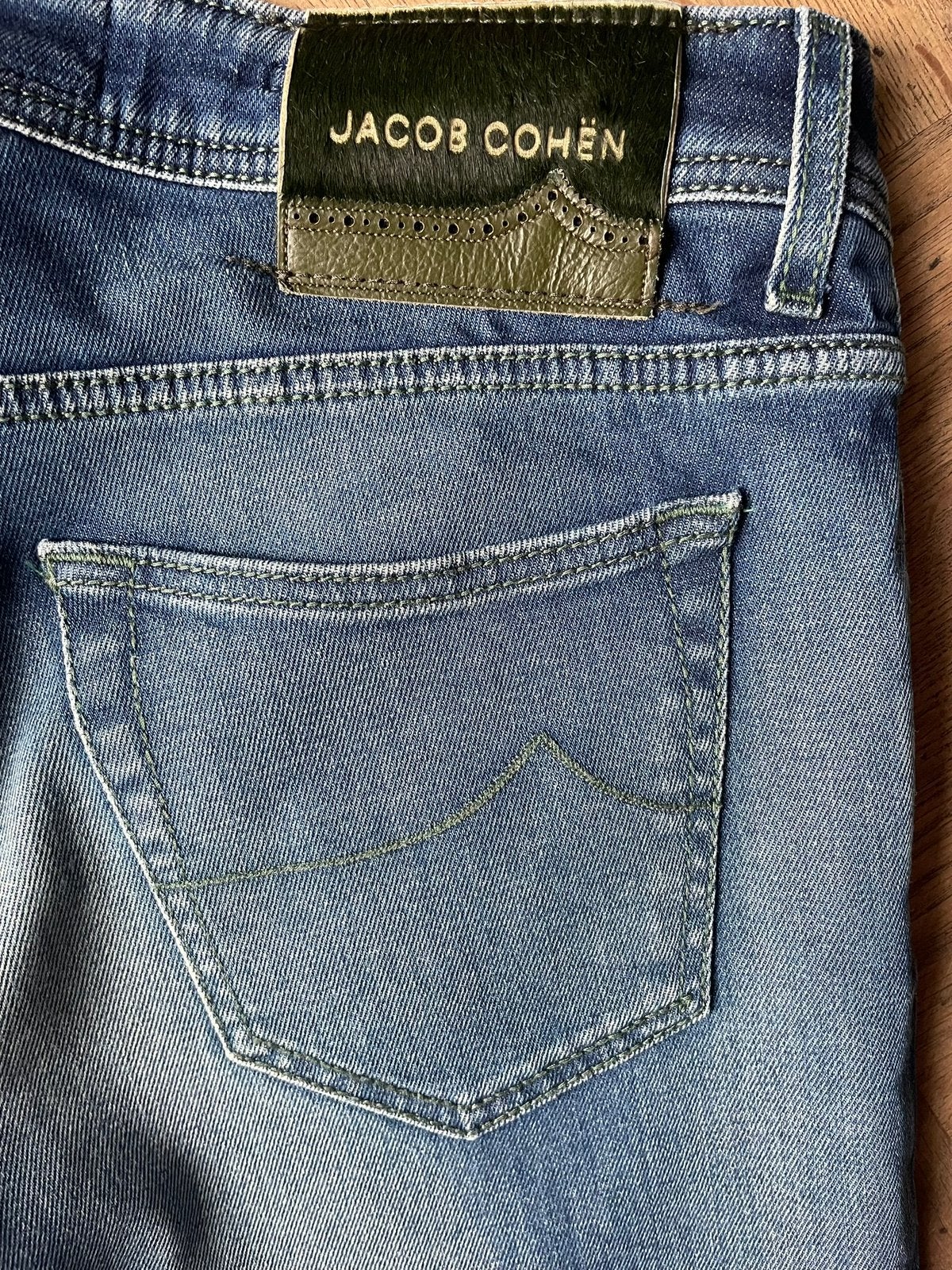 ZGAN Jacob Cohen J622C jeans maat 34, ingekort, Ophalen of Verzenden, Zo goed als nieuw, Blauw, W33 - W34 (confectie 48/50)