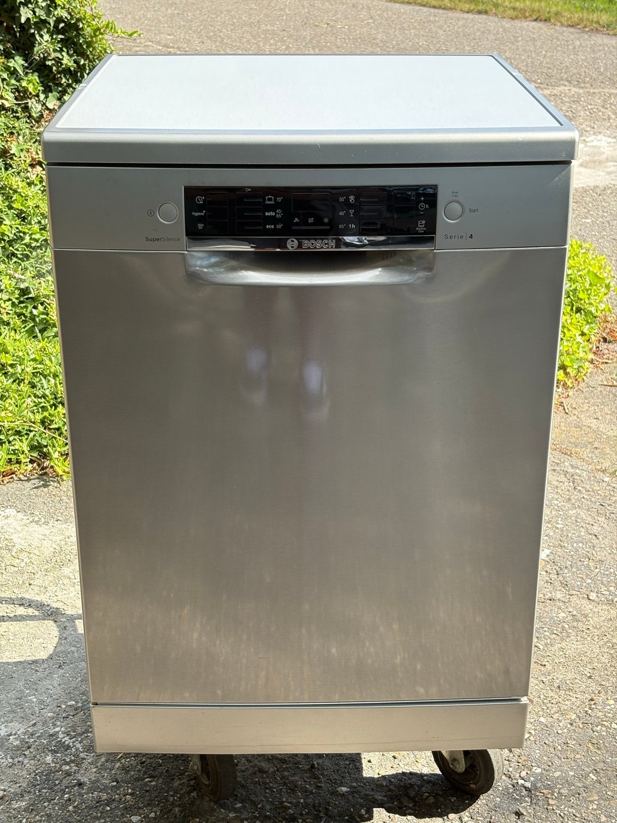 Bosch Serie 4 SuperSilence Vrijstaande Vaatwasser, Ophalen, 60 cm of meer, Eco programma, Zo goed als nieuw