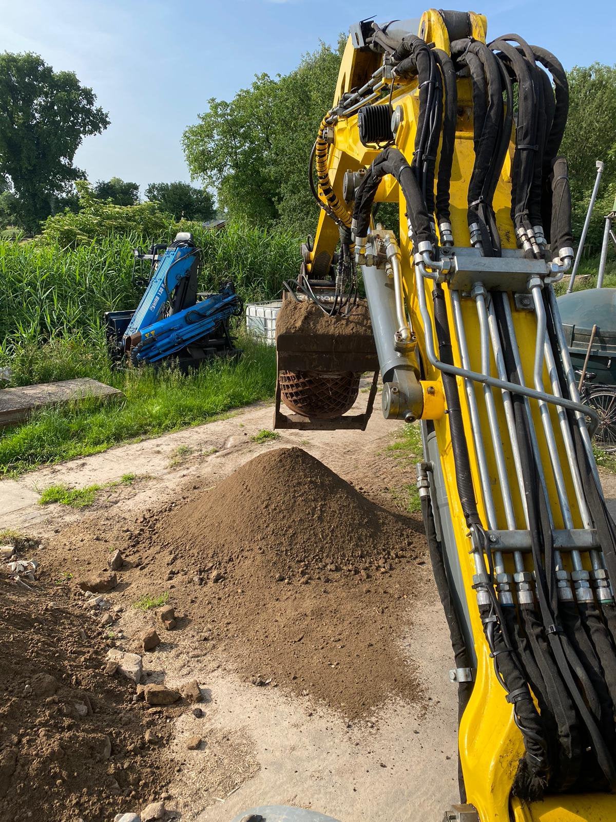 Zeefbak,trommel,zeeftrommel,grondzeef,hydraulisch,puin,zand, Zakelijke goederen, Ophalen of Verzenden