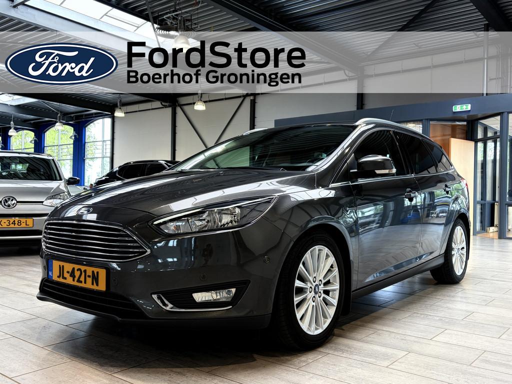 Ford FOCUS Wagon EcoBoost 125 pk Titanium | Trekhaak | Voorr, Auto's, Ford, Bedrijf, Te koop, Focus, ABS, Airbags, Airconditioning