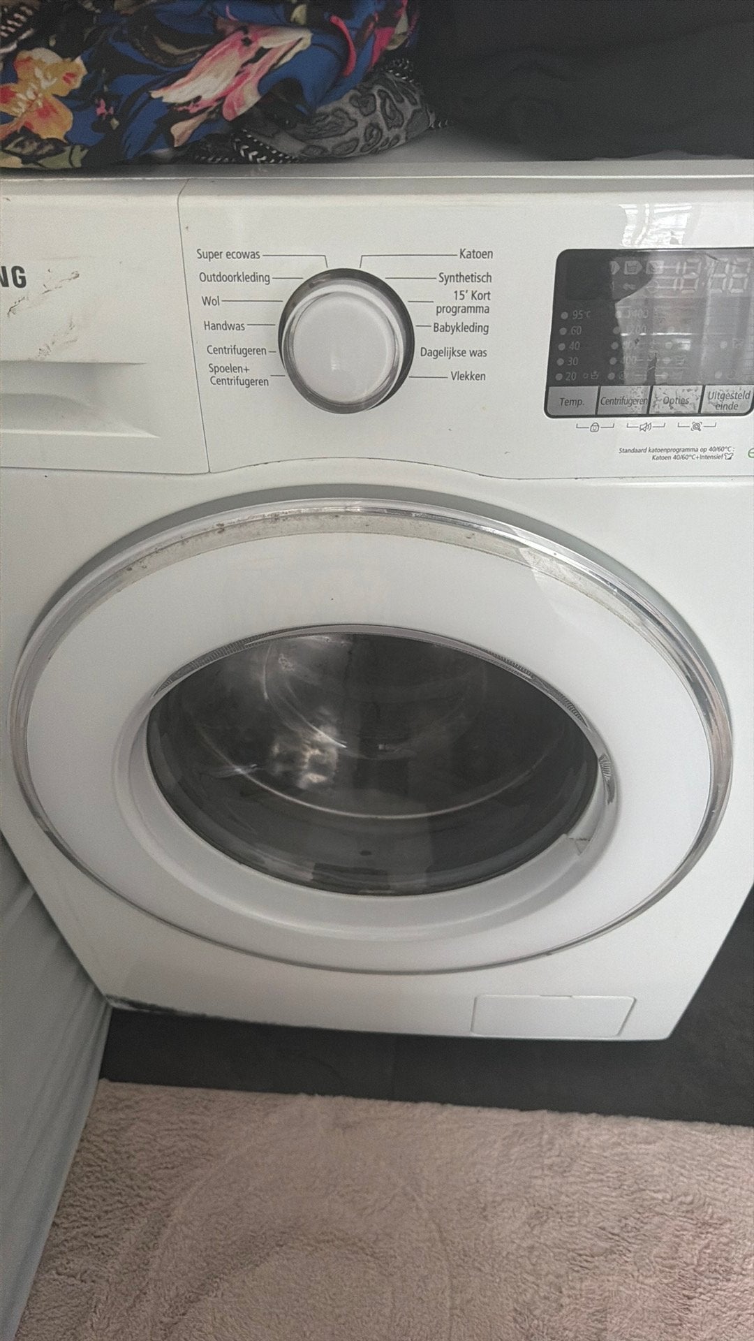 Grafis kapot wasmachine ophalen!, Witgoed en Apparatuur, Wasmachines, Ophalen, 1200 tot 1600 toeren, 85 tot 90 cm