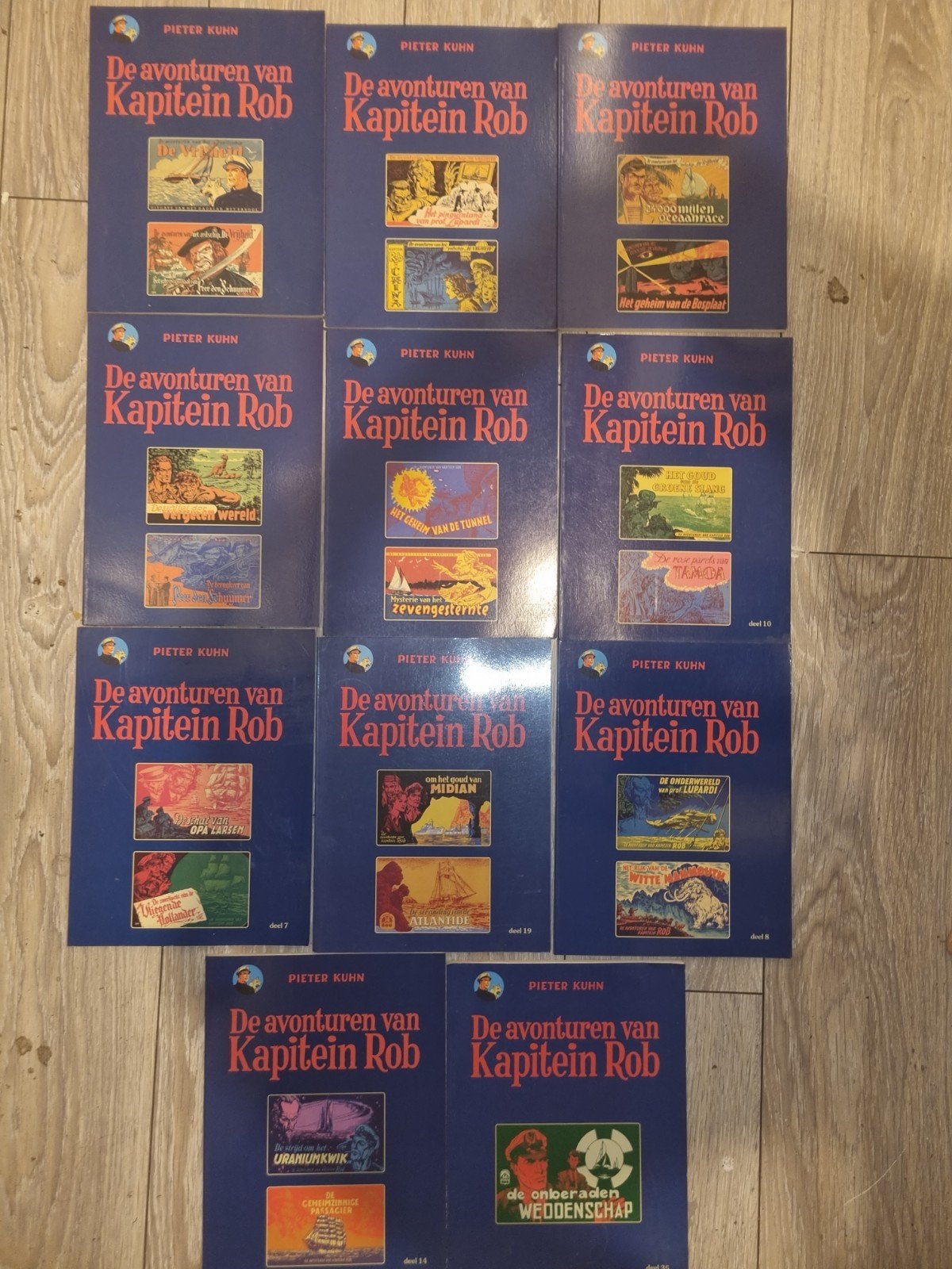 De Avonturen van Kapitein Rob -  (11delen), Ophalen of Verzenden, Gelezen, Pieter Kuhn
