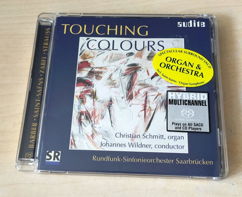 Touching Colours SACD Barber Schmitt Organ Audite, Ophalen of Verzenden, Classicisme, Gebruikt, Overige typen