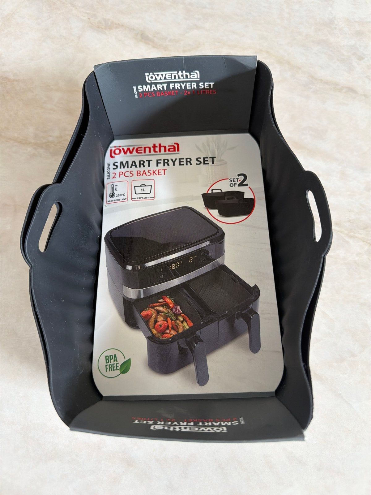 Löwenthal Smart Fryer Set - 2-delige mand (2x1 liter), Ophalen, Nieuw