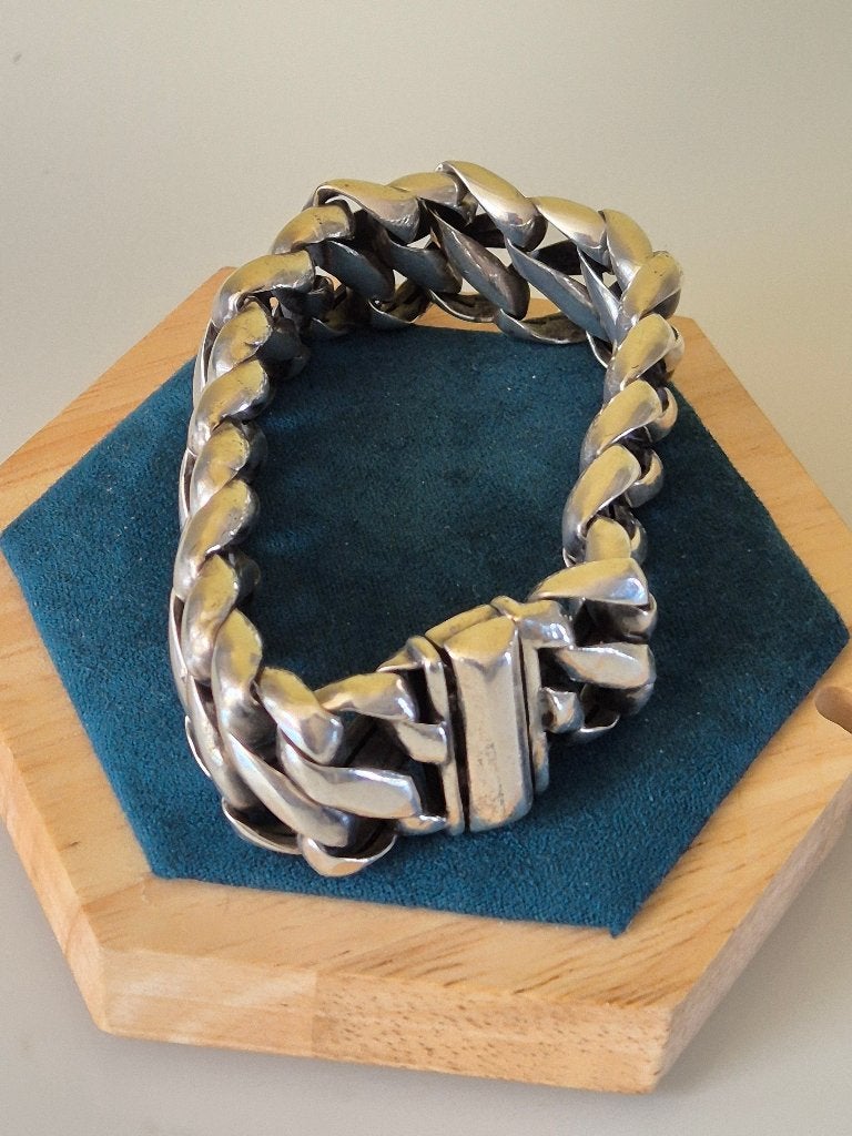 Zilveren armband 039, Zilver zolder, Ophalen of Verzenden, Zo goed als nieuw, Zilver zolder