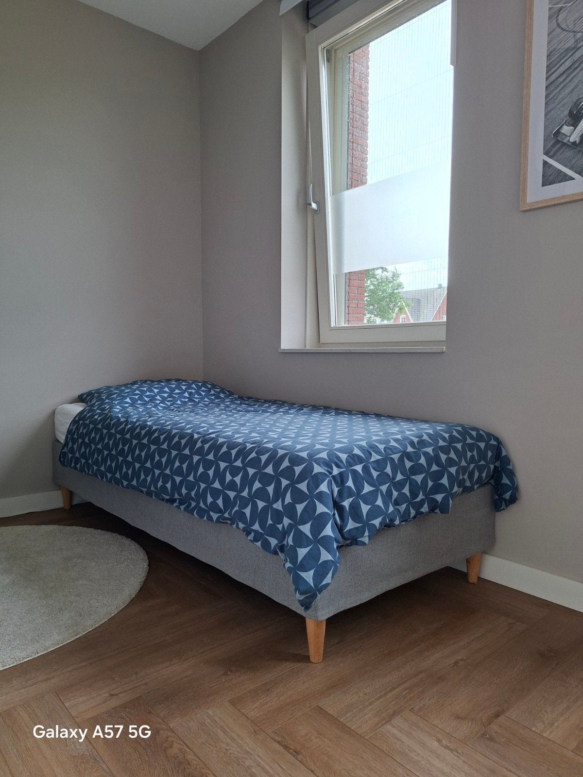 Comfortabel Boxspring 90x200cm, Ophalen, 90 cm, Eenpersoons, Zo goed als nieuw
