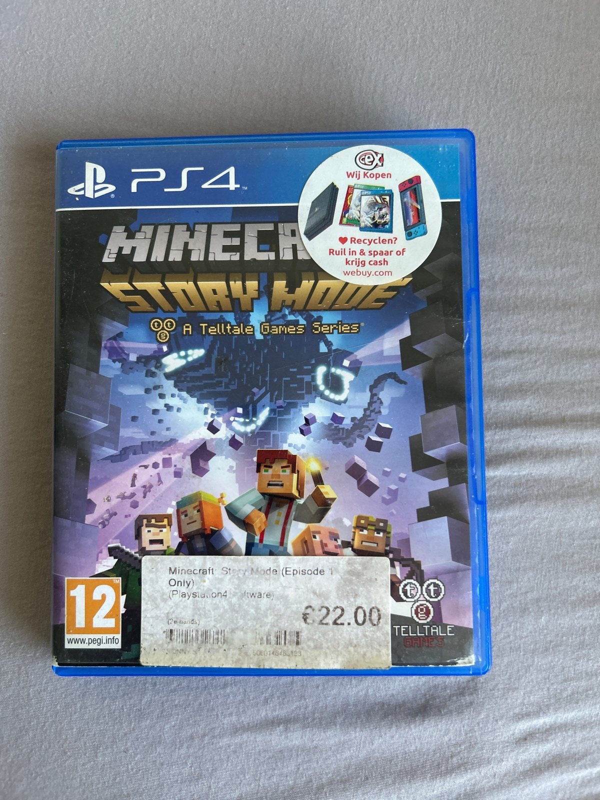 Minecraft Story Mode PS4 - Avontuurlijke game, Spelcomputers en Games, Avontuur en Actie, 1 speler, Ophalen of Verzenden, Zo goed als nieuw
