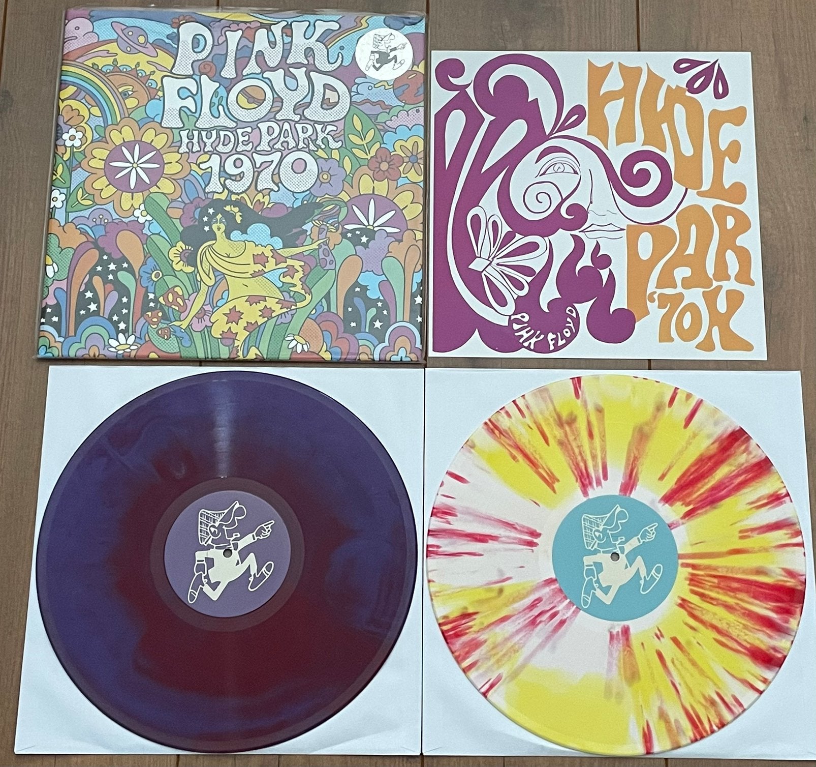 Pink Floyd - Hyde Park 1970 2lp / Ltd to 500, 1 etched side, Beschermende buitenhoes, Ophalen of Verzenden, Zo goed als nieuw