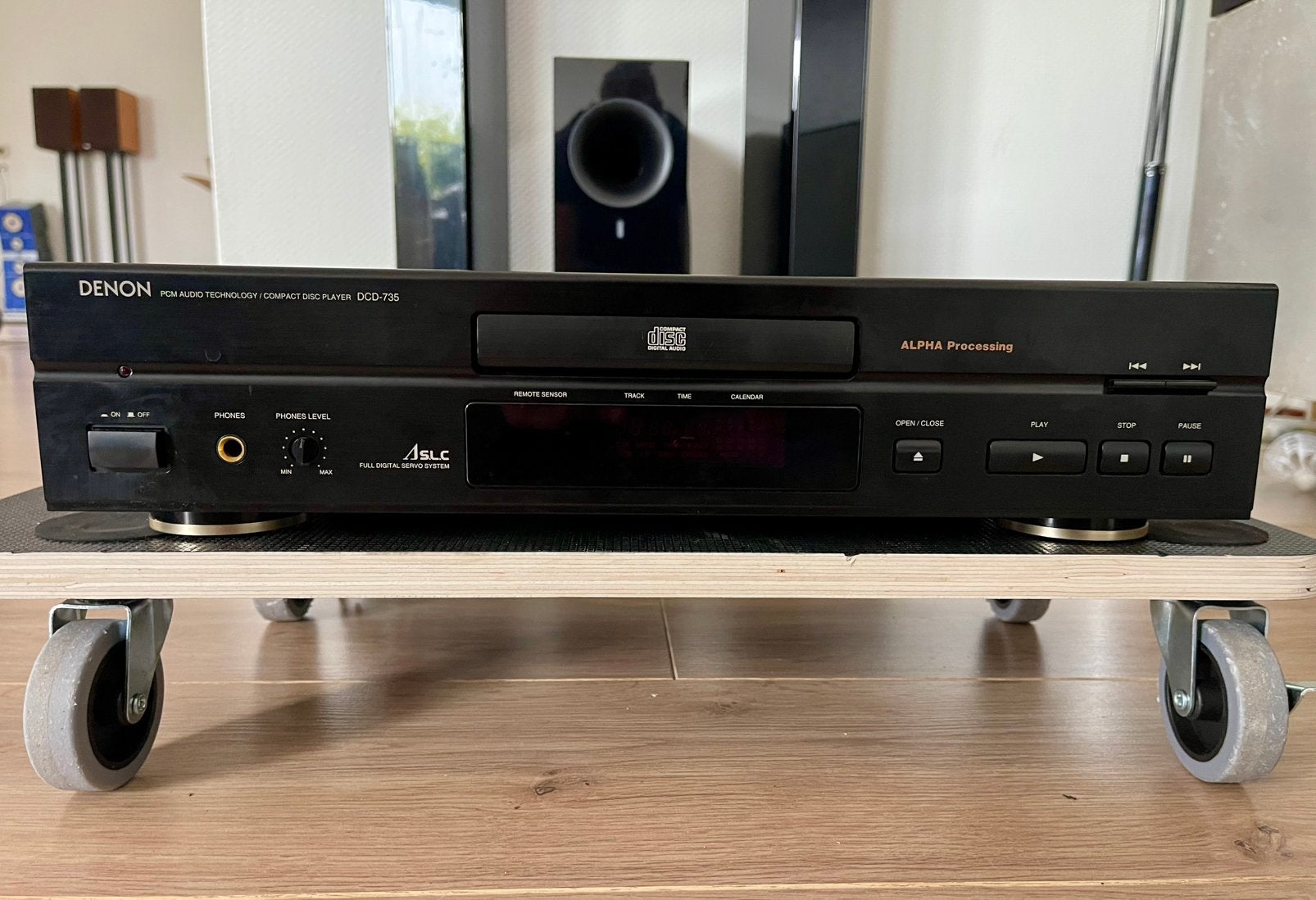 DENON DCD-735 - Zwart - CD-Speler - Zeer Goede Staat, Audio, Tv en Foto, Blu-ray-spelers, Ophalen