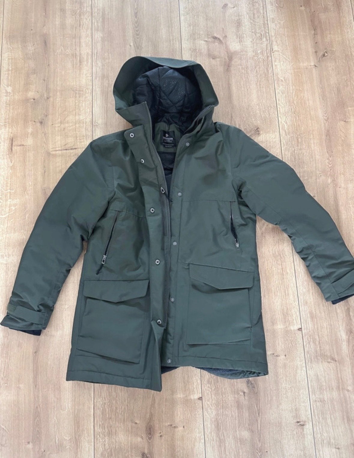 Didriksons Frida Wns Parka 7 - Warme en Waterdichte Jas, Ophalen of Verzenden, Zo goed als nieuw, Maat 42/44 (L), Groen