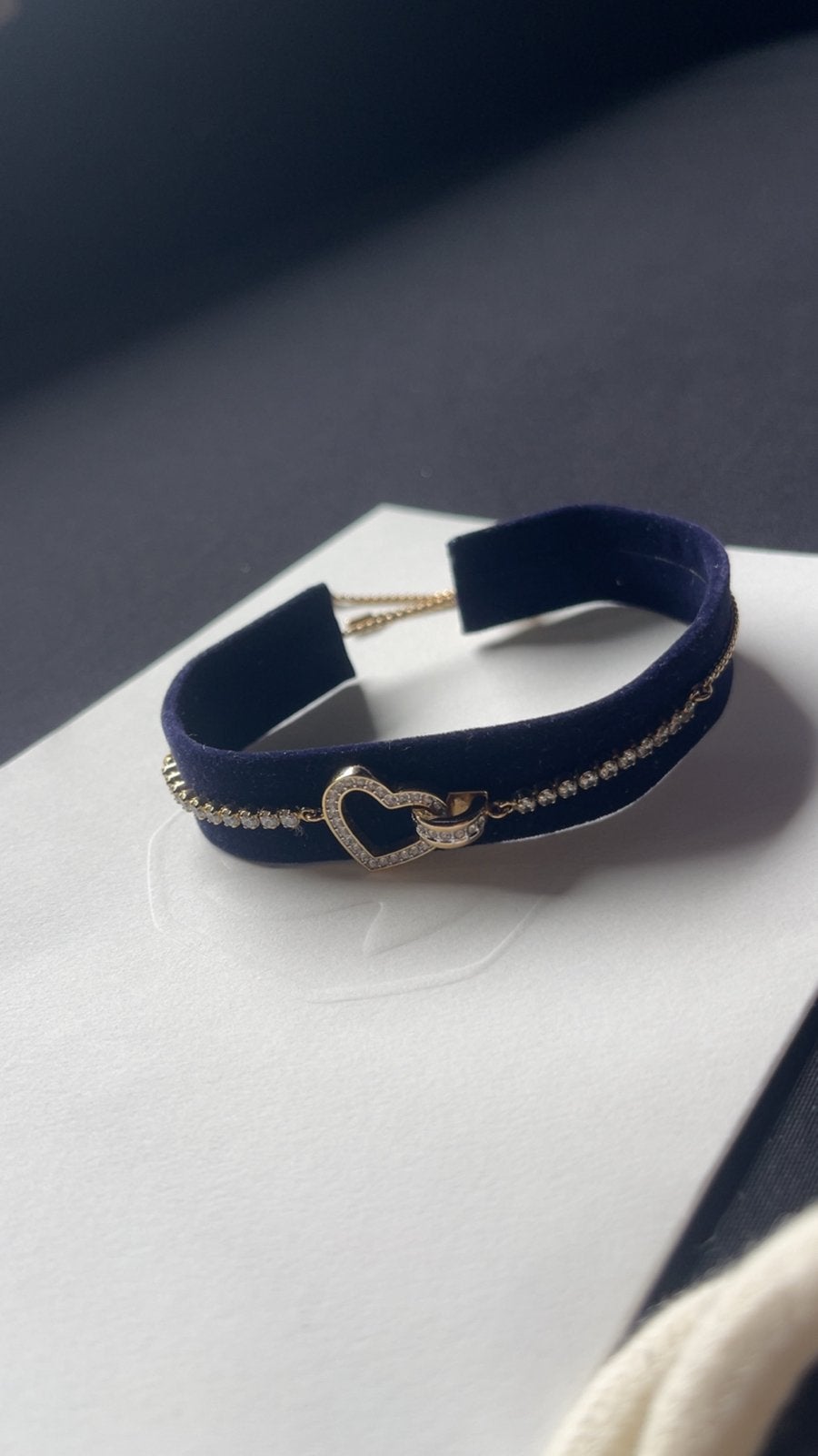 Swarovski Lovely Armband Hart, Wit, 18k gouden afwerking, Met kristal, Overige materialen, Ophalen of Verzenden, Zo goed als nieuw