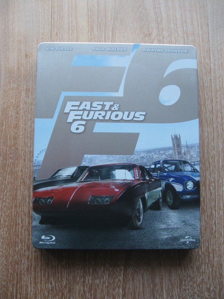 Blu-ray Fast & Furious 6 (Furious 6) STEELBOOK Vin Diesel, Engels, Nederlands, Film, Actie