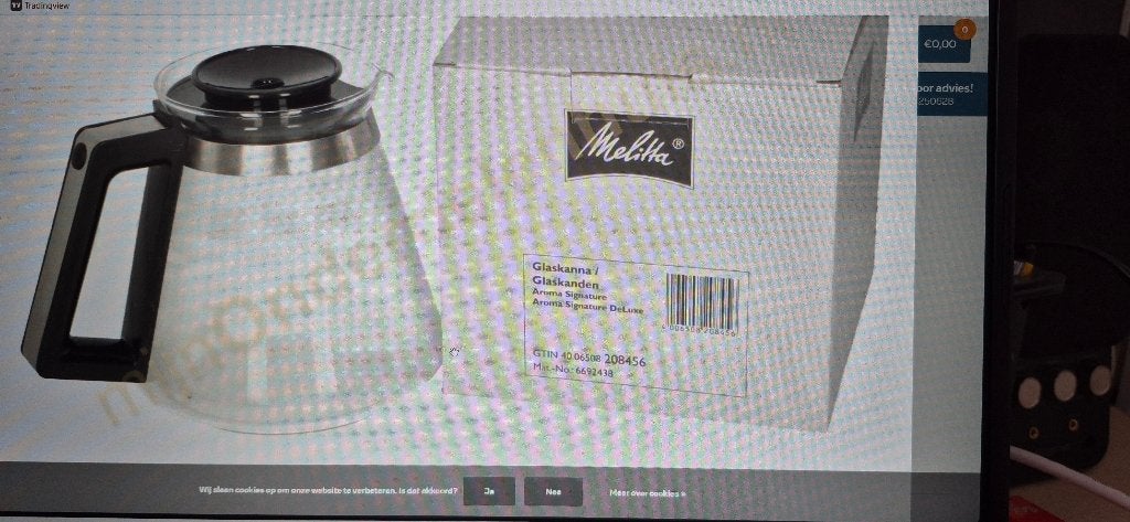 melitta aroma signature deluxe, Witgoed en Apparatuur, Koffiezetapparaten, Gebruikt, Koffiemachine, Gemalen koffie, Ophalen of Verzenden