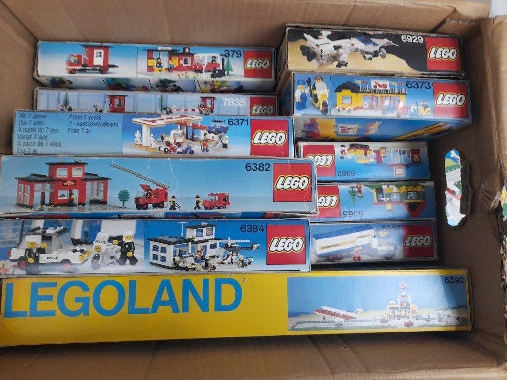Lego dozen LEEG zie nummers hieronder (jaren 70/80), Ophalen, Gebruikt, Overige thema's, Lego