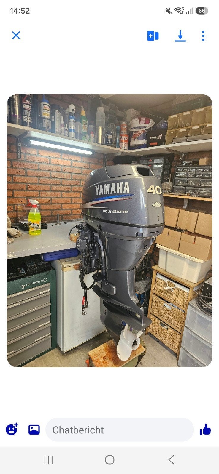 40 pk yamaha viertakt, Ophalen, Gebruikt, Motor en Techniek