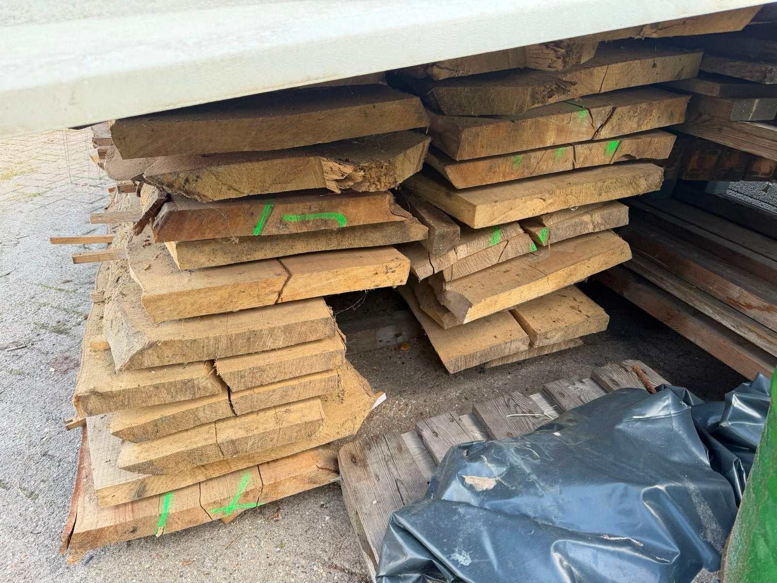 Beuken schaaldelen, Doe-het-zelf en Verbouw, Hout en Planken, Ophalen, Zo goed als nieuw, 200 tot 250 cm, Plank