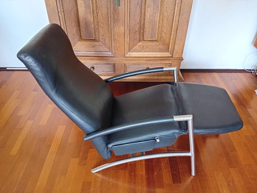 Leolux Helical relax verstelbaar zwart, Ophalen, Design, 75 tot 100 cm, Zo goed als nieuw